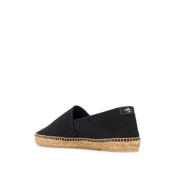 Men's Black Canvas Espadrilles with Embroidered Detail - Size ITA - Picture 3 of 4